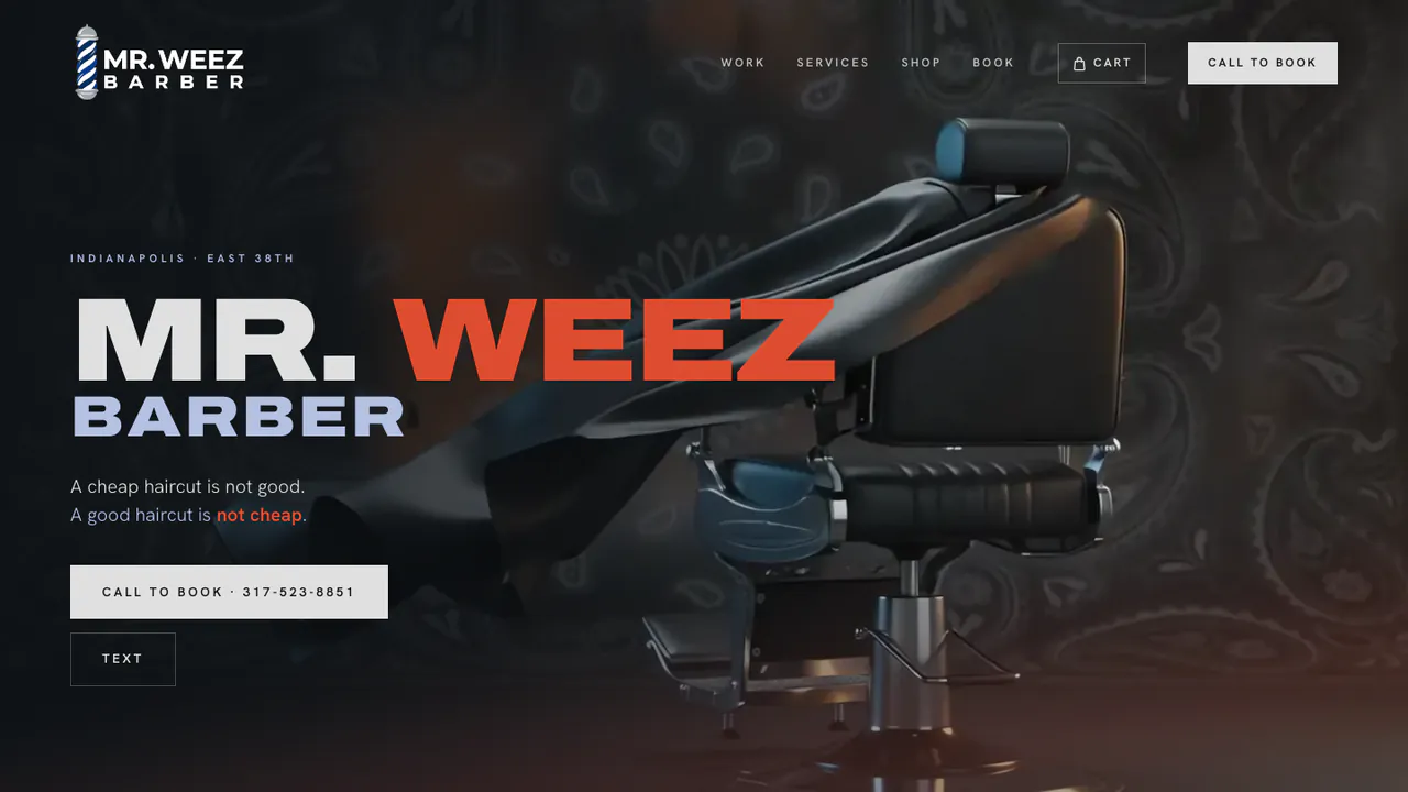 The Mr. Weez Barber homepage
